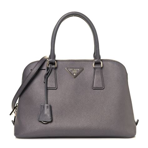 PRADA Saffiano Lux Medium Promenade Tote Marmo